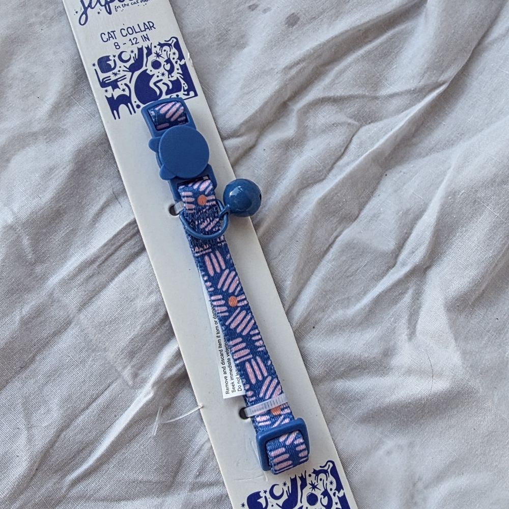 👀BUNDLE AND SAVE🥳 Blue and Pink Cat Collar by